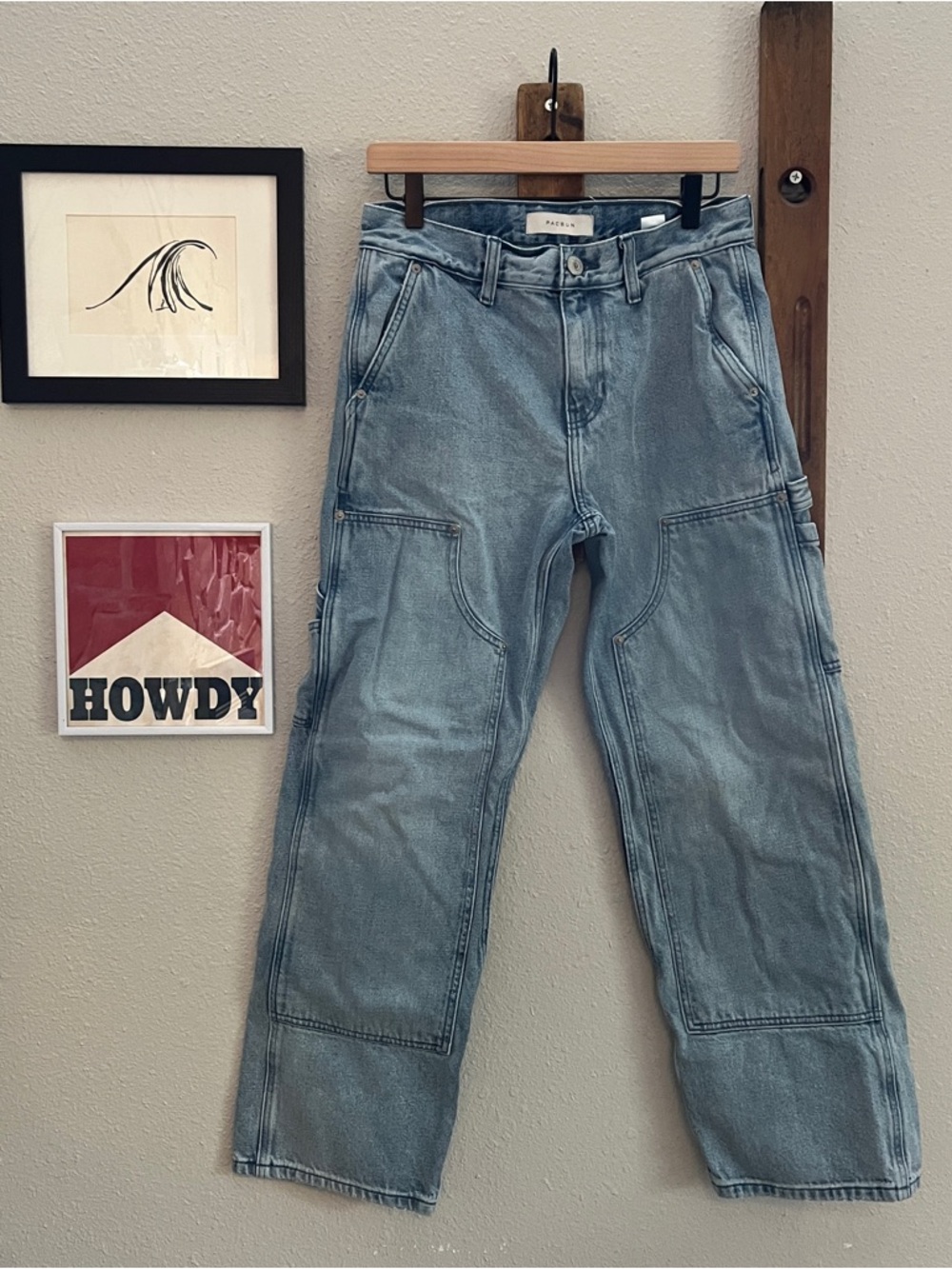 PacSun Blue Men’s Baggy Carpenter Jeans Size 28 x 30
